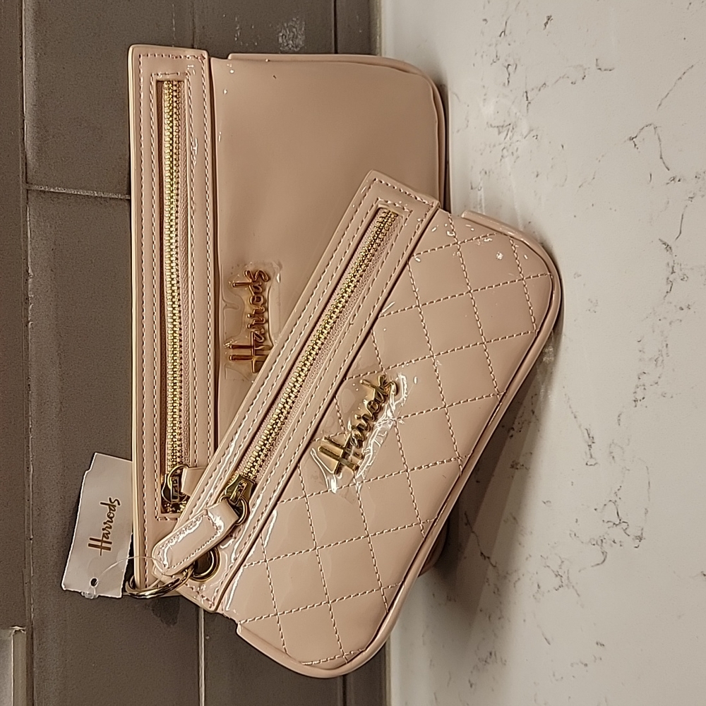 Harrods Clutch/Cosmetic Bag